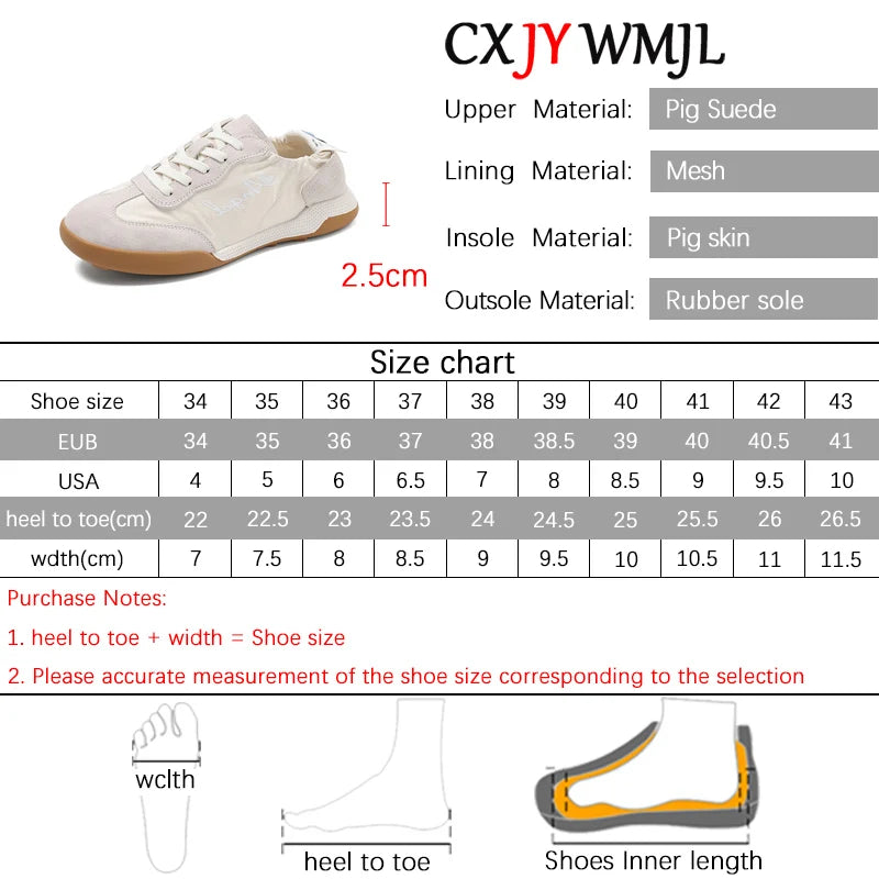 Genuine Leather Women Court Sneakers Lightsome Casual Vulcanized Shoes