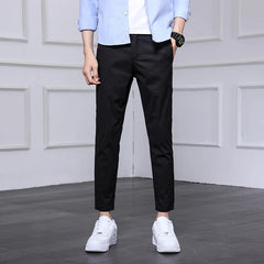 Men's Light Business Casual Pants Loose Straight