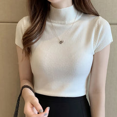 Casual Women Clothing Knitted Women Top