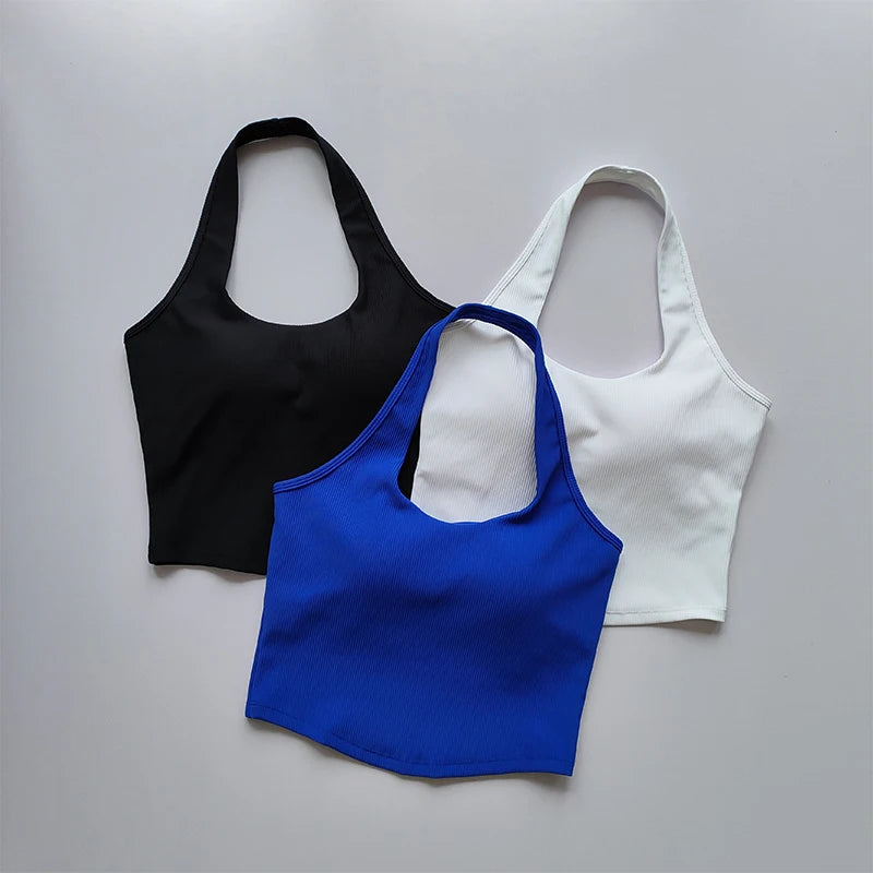 One Piece Sports Bra Women's Running Fitness Tank Top