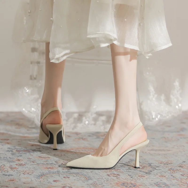 High Heels Women's Slim Heels  Pointed Toe Sandals