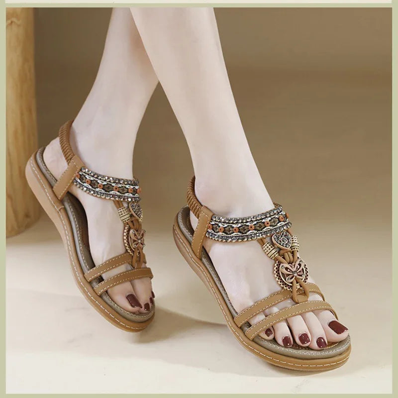 Women 2cm Platform 2.5cm Low Heels Sandals