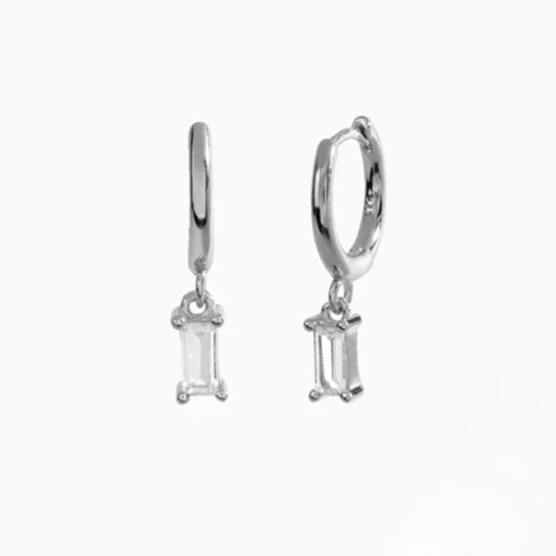 Geometric Small Hoop Stainless Steel Earrings Jewelry