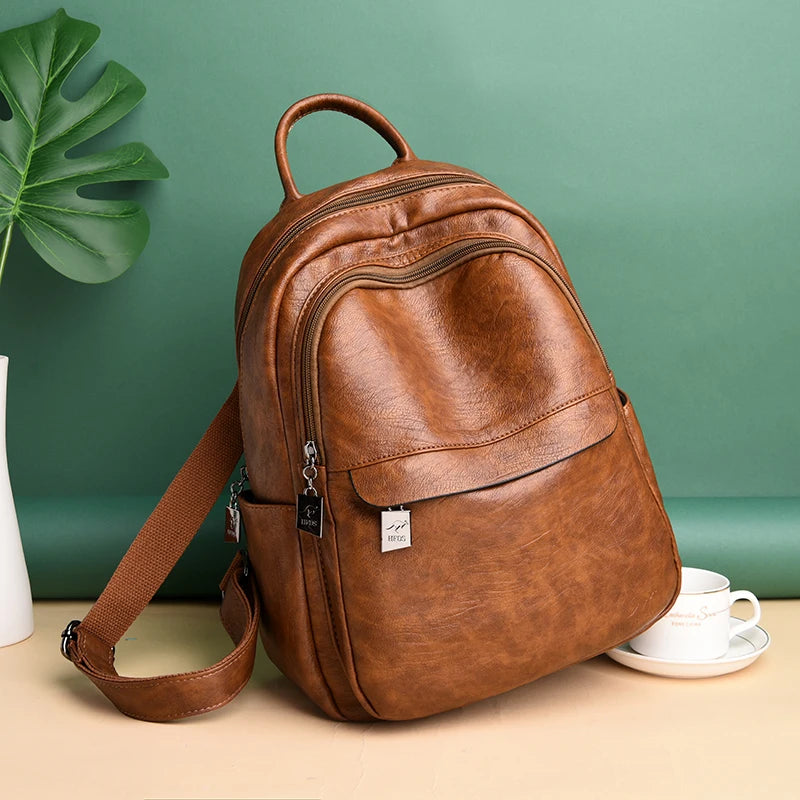 Multifunction Vintage Women Backpacks Style