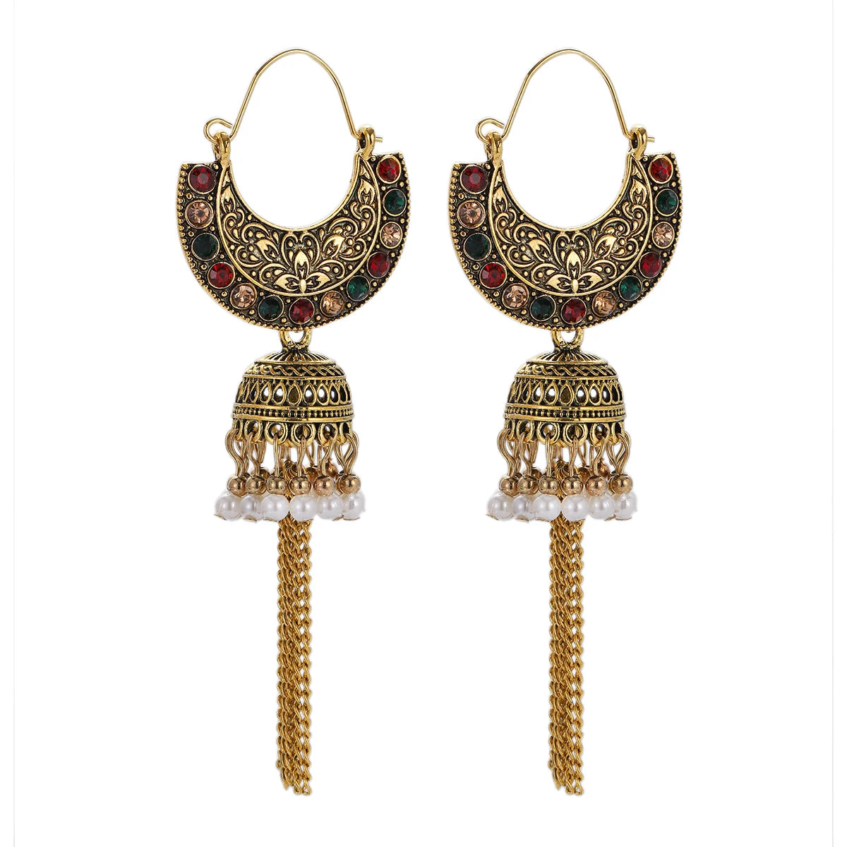 Chain Earrings For Women Long/Ethnic Gypsy Dangle