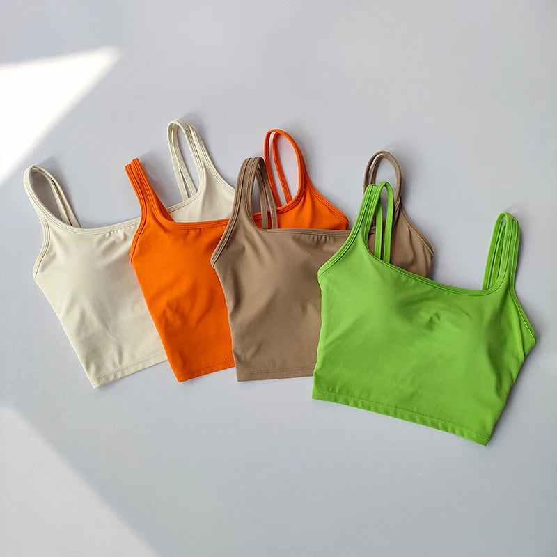 Shoulder Strap U-shaped Beautiful Back Women's Yoga Bra