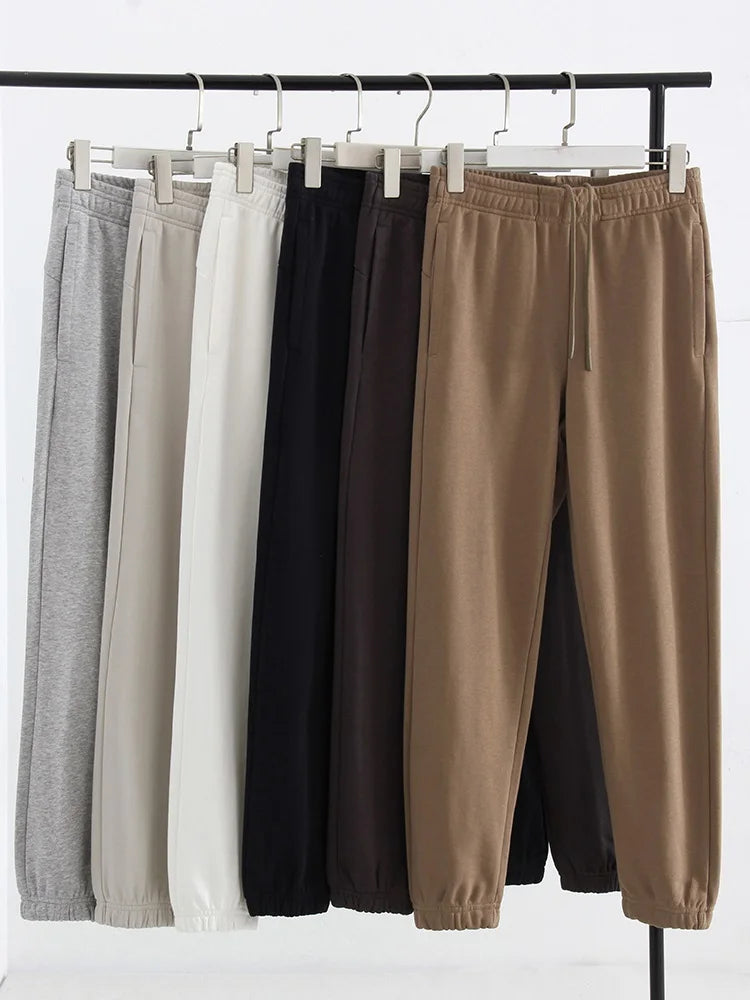 Straight Sweatpants Pants High Waist Cotton Trousers  Joggers