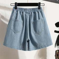 Chic Style High Waist Streetwear Denim Shorts