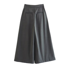 High Waist Wide Leg Pants Women Loose Trousers