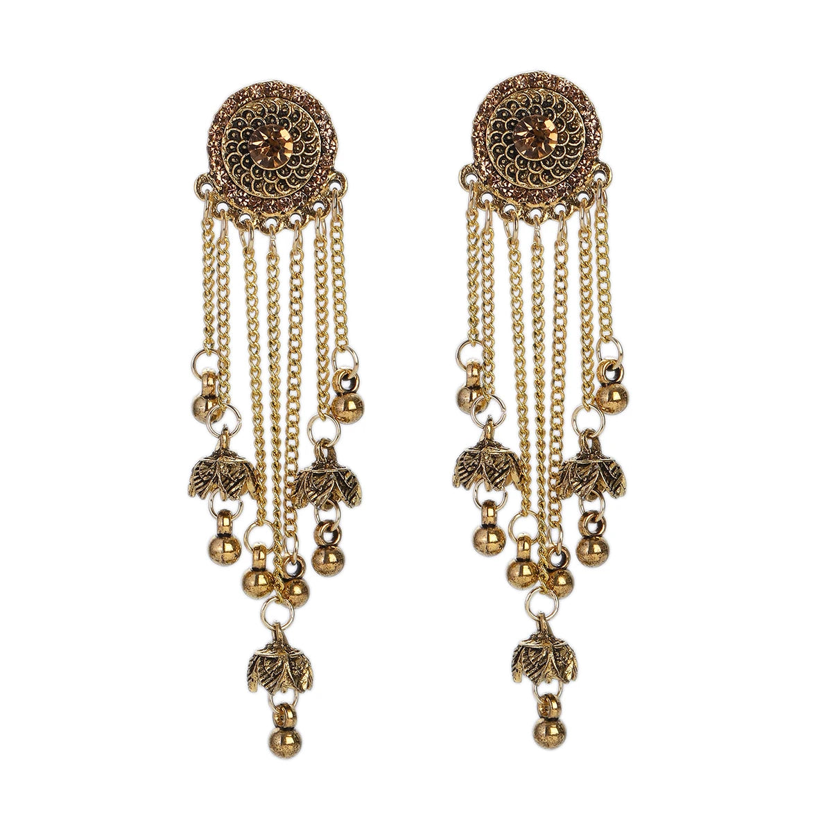 Chain Earrings For Women Long/Ethnic Gypsy Dangle