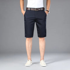 Casual Shorts Straight Elastic Business Fashion Thin Pants