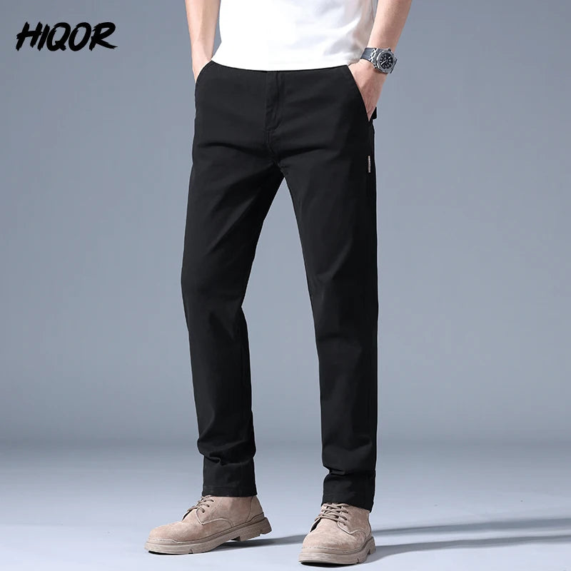 Casual Trousers In Fashion Versatile Straight Baggy Pants Male Big Size