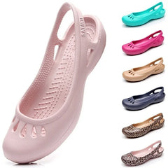 Summer Flat-heeled Hole Baotou Plastic Sandals