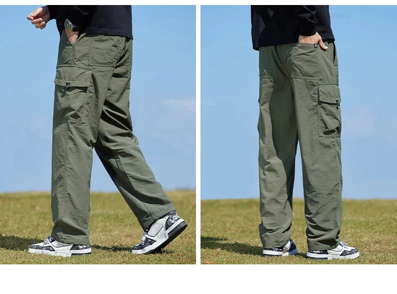 Style Outdoor Casual Pants Straight Breathable Pants