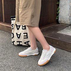 Genuine Leather Women Court Sneakers Lightsome Casual Vulcanized Shoes