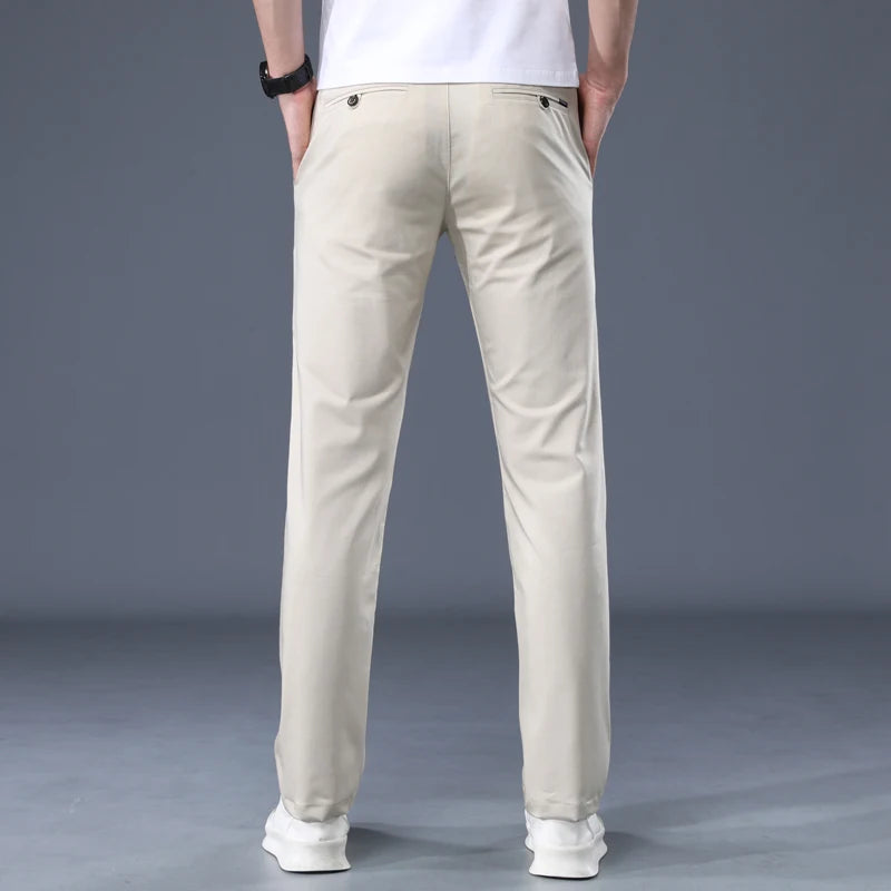 Summer Thin Men's Work Wear Casual Pants Business Fashion