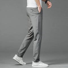 Summer Brand Men's Straight Loose Lightweight Stretch Pants