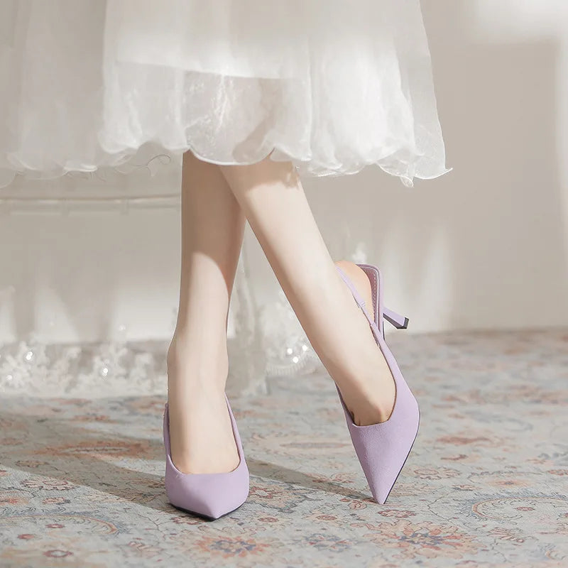 High Heels Women's Slim Heels  Pointed Toe Sandals