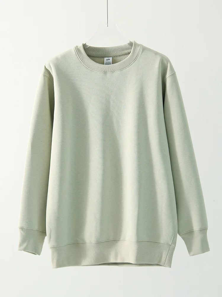 Winter Fleece Sweatshirts For Women Oversized Top Warm Pullovers