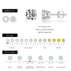 Stud Earrings For Women Sterling Silver Dazzling Jewelry Gifts