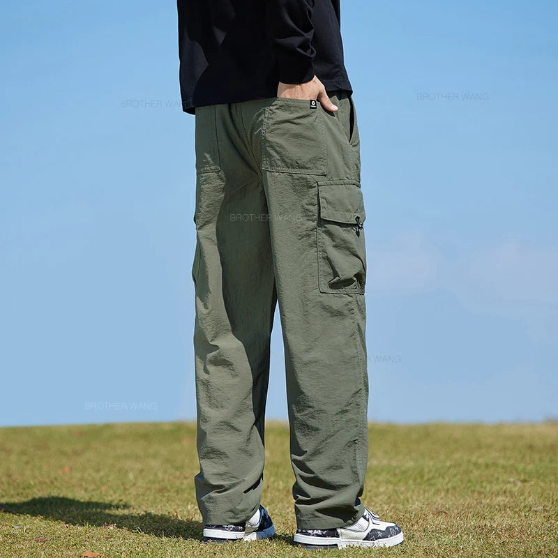 Style Outdoor Casual Pants Straight Breathable Pants