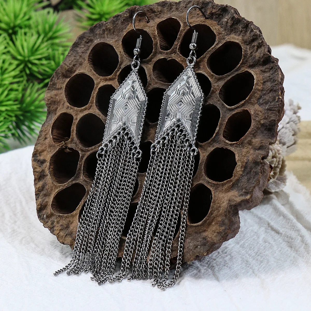 Chain Earrings For Women Long/Ethnic Gypsy Dangle