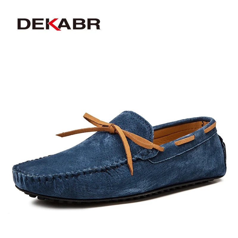 Casual Men Loafers Leather Shoes large sizes footwear