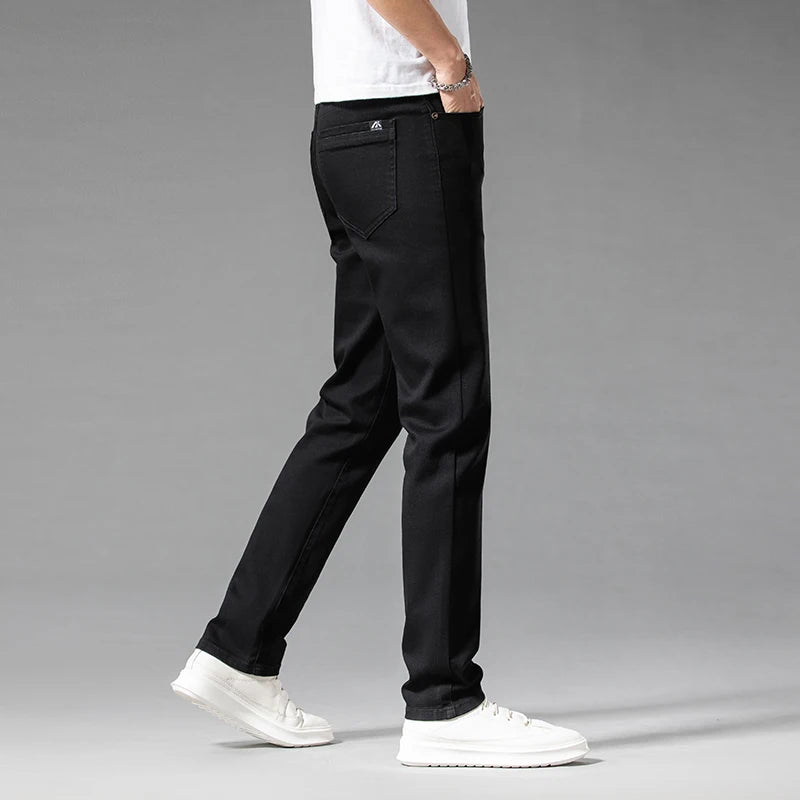 Classic Style Summer Men's Slim Fit White Jeans