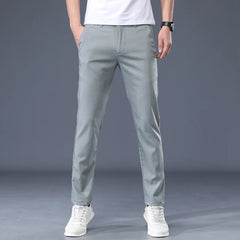 Summer Fabric Men's Thin Casual Pants Classic Fashion Regular Clothes