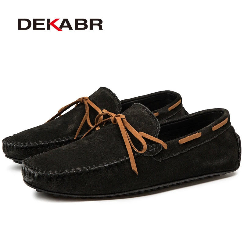 Casual Men Loafers Leather Shoes large sizes footwear