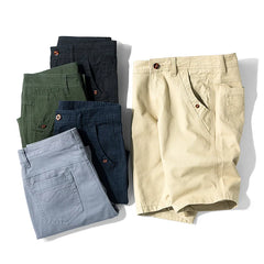 Men's Fashion Comfortable Solid Color Casual Classic Straight Shorts