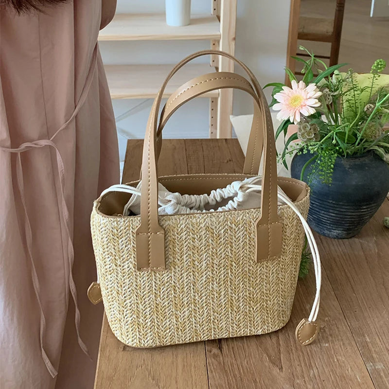 Straw Summer Women Tote Bags