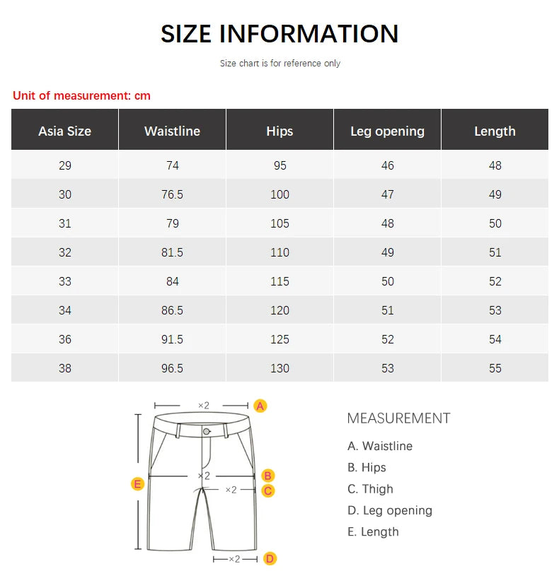 Men's Fashion Comfortable Solid Color Casual Classic Straight Shorts