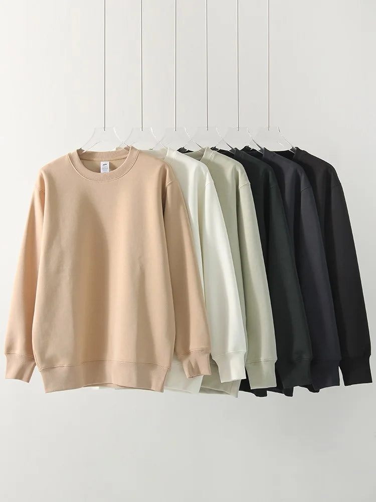 Winter Fleece Sweatshirts For Women Oversized Top Warm Pullovers