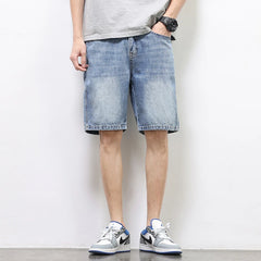 Style Fashion Shorts Baggy Straight Denim Vintage Short Casual