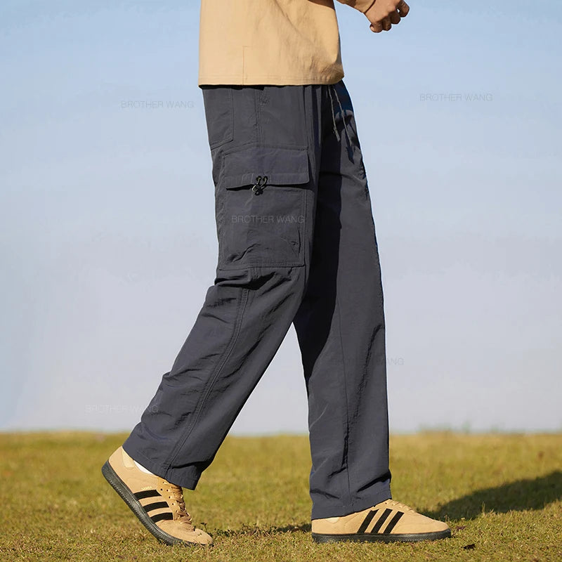 Style Outdoor Casual Pants Straight Breathable Pants