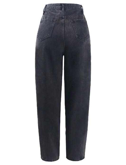 Jeans Vintage High Waist Denim Trousers