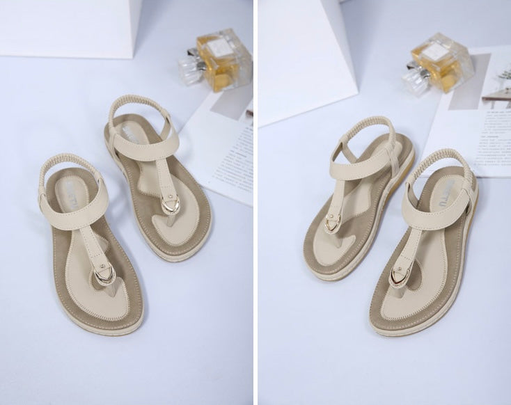 Fashion Women Beach Flip Flops Sandals Beading Shoes breathable Comfortable