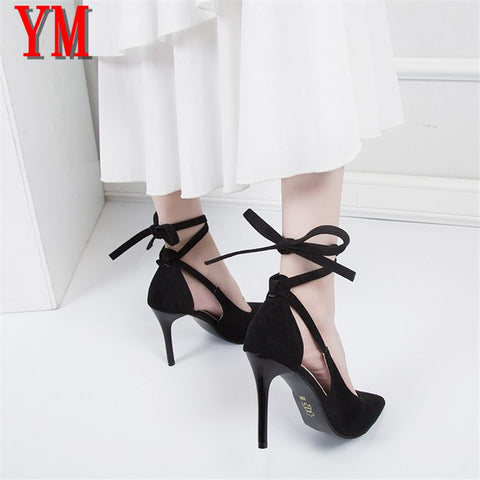 Gladiator Sandals Women Shoes 10cm Super High Heels