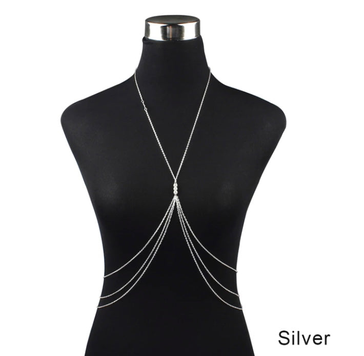 Party Sexy Women Chain Metal Body Chain