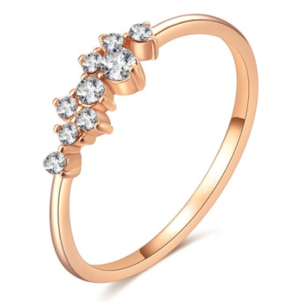 Fashion Weave Crystal Ring