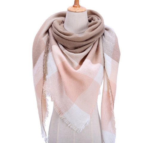 Designer knitted spring winter women scarf