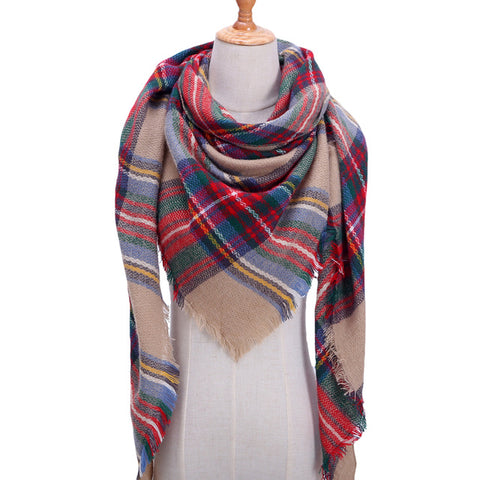Designer knitted spring winter women scarf