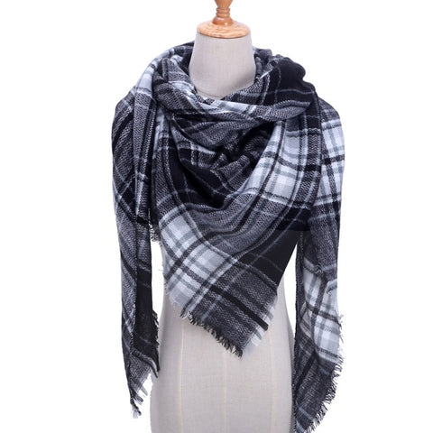 Designer knitted spring winter women scarf