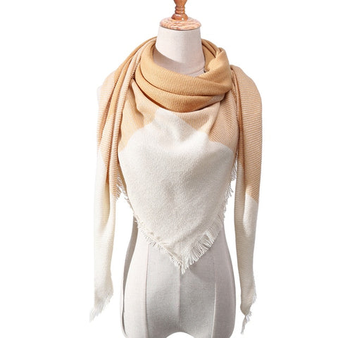 Designer knitted spring winter women scarf