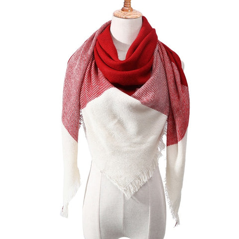 Designer knitted spring winter women scarf