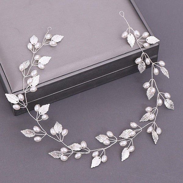 Pearl Crystal Headbands For Women Simple Hairbands