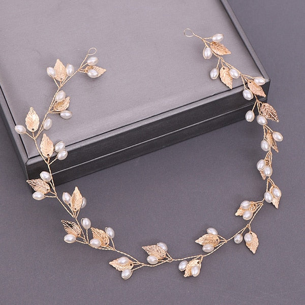 Pearl Crystal Headbands For Women Simple Hairbands