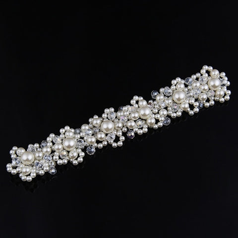 Pearl Crystal Headbands For Women Simple Hairbands