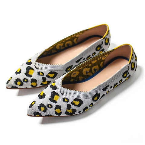 Leopard Print Shoes Casual Single Shoes